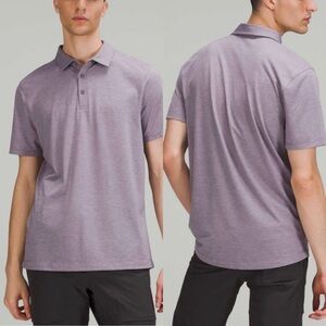 Lululemon Evolution Short Sleeve Polo Heathered Dusky Lavender - (S approx)